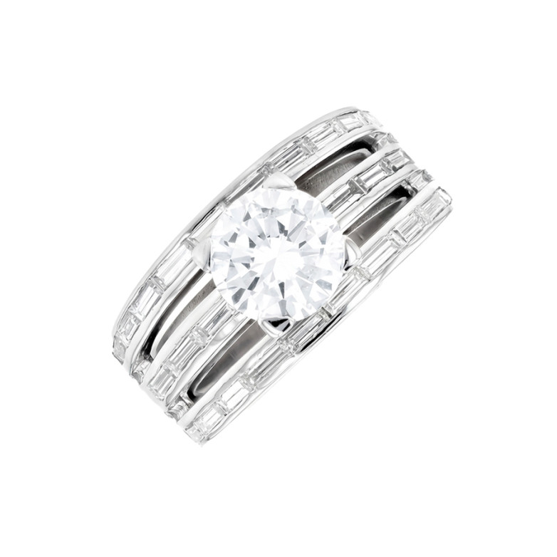 Acheter Bague diamants 3.19 carats or blanc 11.97g Comme neuf - 19500 Bague diamants 3.19 carats or blanc 11.97g Comme neuf - reconditionné disponible sur Gemme Les Bijoux